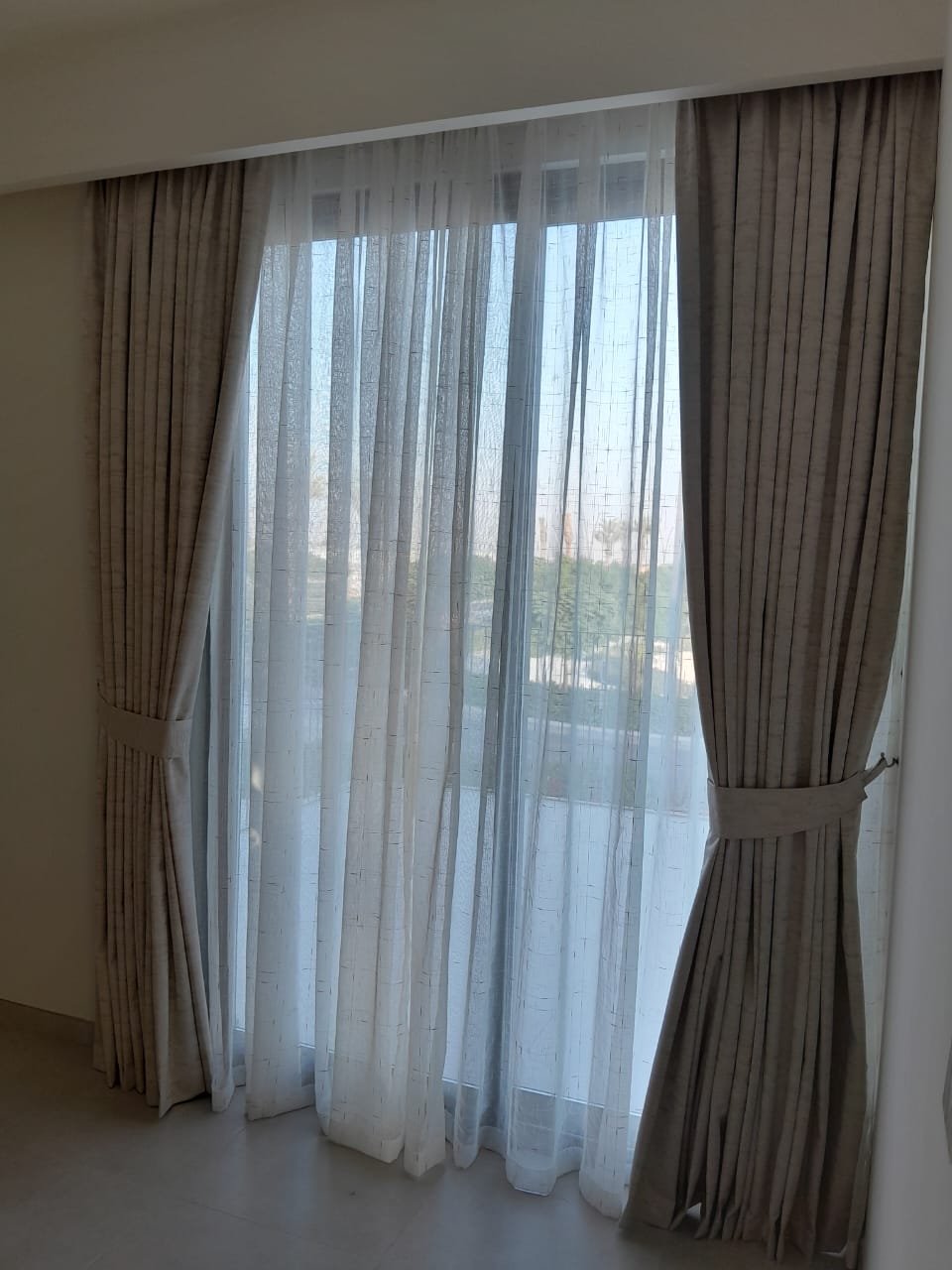 Wave Style Sheer Curtains