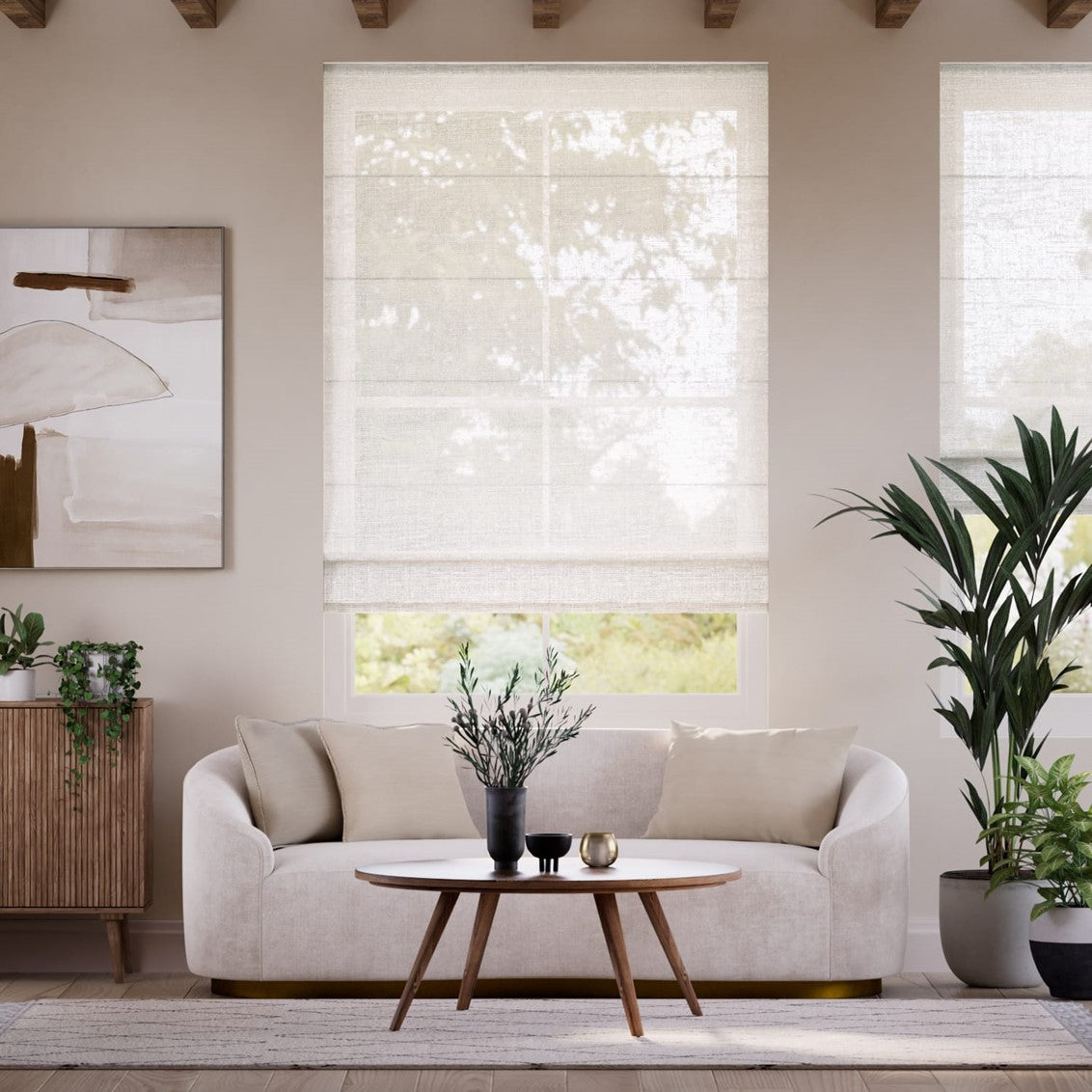 Sheer Roman Blinds